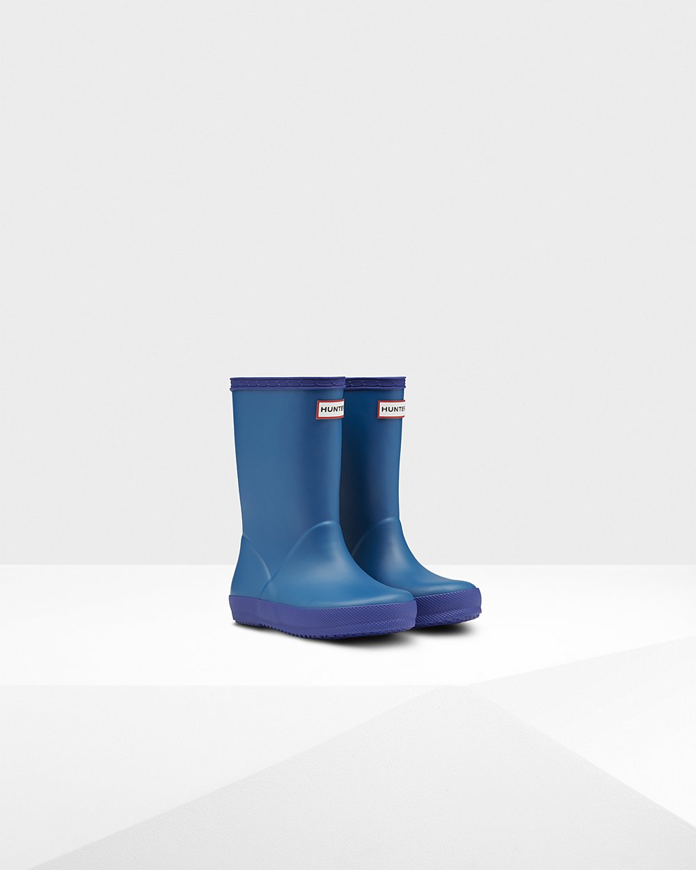 Botas de Lluvia Hunter Niños - Original First Classic - Azules - ZUTGOPM-47